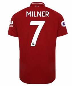 Liverpool 2018/19 Home MILNER Shirt Soccer Jersey