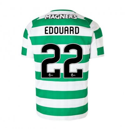 Celtic 2018/19 Home Edouard 22 Shirt Soccer Jersey