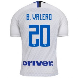 Inter Milan 2018/19 BORJA VALERO 20 Away Shirt Soccer Jersey