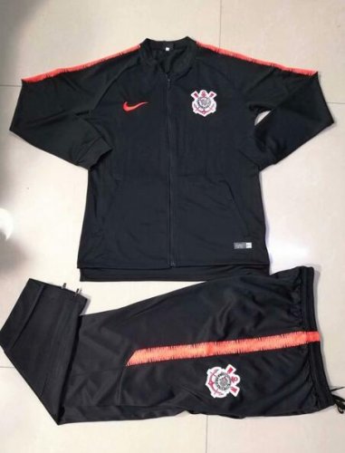 Corinthians 2018/19 Black Training Suit (Jacket+Trouser)
