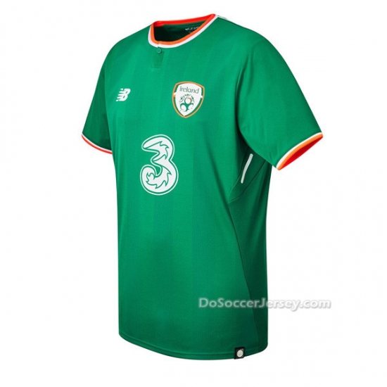 Ireland 2018 World Cup Home Shirt Soccer Jersey Green - Click Image to Close