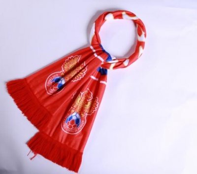 2018 World Cup Russia Soccer Scarf Red