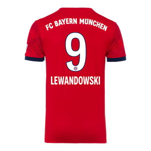 Bayern Munich 2018/19 Home 9 Lewandowski Shirt Soccer Jersey
