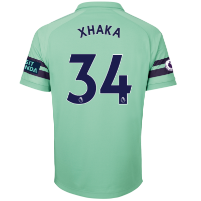 Arsenal 2018/19 Granit Xhaka 34 Third Shirt Soccer Jersey