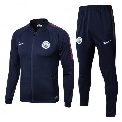 Manchester City 2017/18 Royal Blue Training Suit (Jakcet + Trouser)