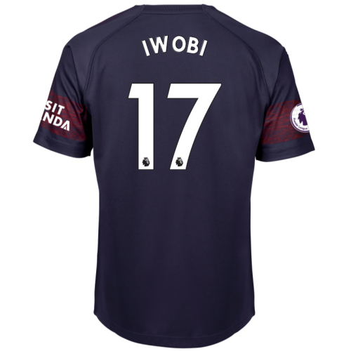 Arsenal 2018/19 Alex Iwobi 17 Away Shirt Soccer Jersey