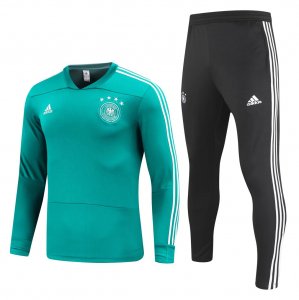 Germany 2018 FIFA World Cup Green Training Suit (Shirt+Trouser)
