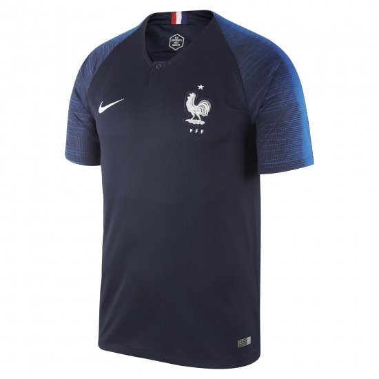 France 2018 World Cup Home Shirt Soccer Jersey - Click Image to Close