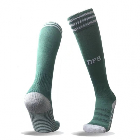 Germany 2018 World Cup Away Green Soccer Socks - Click Image to Close
