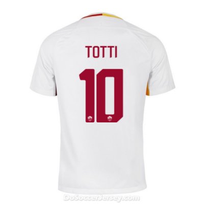 AS ROMA 2017/18 Away TOTTI #10 Shirt Soccer Jersey