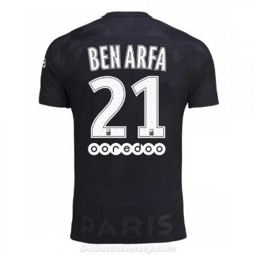 PSG 2017/18 Third Ben Arfa #21 Shirt Soccer Jersey