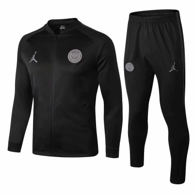 PSG x Jordan 2018/19 Black Training Suit (Jacket+Trouser)