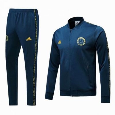 Colombia 2019/2020 Blue Braid Training Suit (Jacket+Trouser)