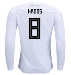 Germany 2018 World Cup Home Toni Kroos #8 LS Shirt Soccer Jersey