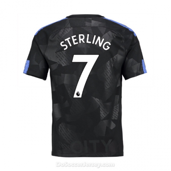 Manchester City 2017/18 Third Sterling #7 Shirt Soccer Jersey - Click Image to Close