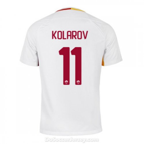 AS ROMA 2017/18 Away KOLAROV #11 Shirt Soccer Jersey