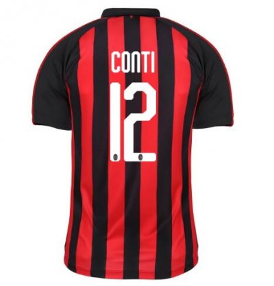 AC Milan 2018/19 CONTI 12 Home Shirt Soccer Jersey