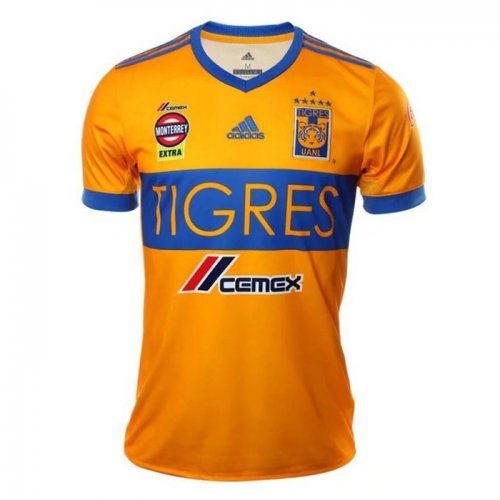 Tigres UANL 2017/18 Home Shirt 6-Star Soccer Jersey