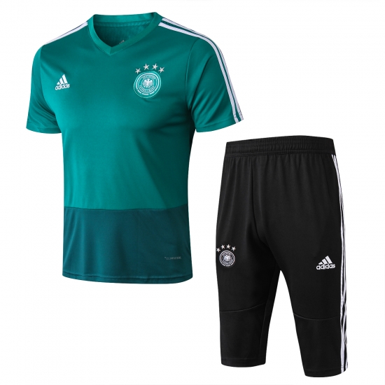 Germany FIFA World Cup 2018 Green Short Training Suit - Click Image to Close