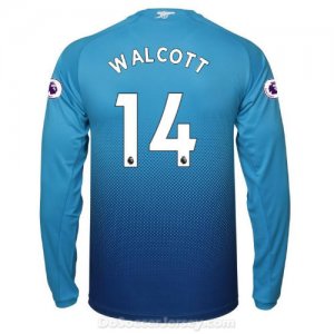 Arsenal 2017/18 Away WALCOTT #14 Long Sleeved Shirt Soccer Jersey