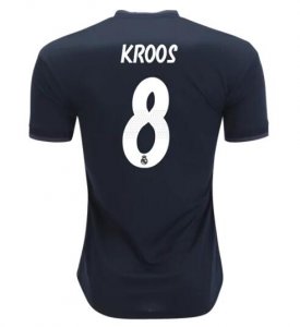 Toni Kroos Real Madrid 2018/19 Away Black Shirt Soccer Jersey