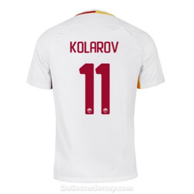 AS ROMA 2017/18 Away KOLAROV #11 Shirt Soccer Jersey