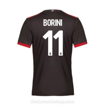 AC Milan 2017/18 Third Borini #11 Shirt Soccer Jersey