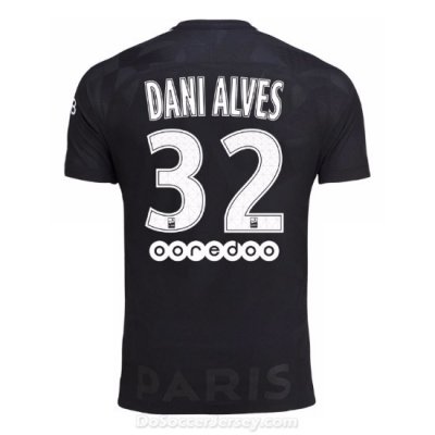 PSG 2017/18 Third Dani Alves #32 Shirt Soccer Jersey