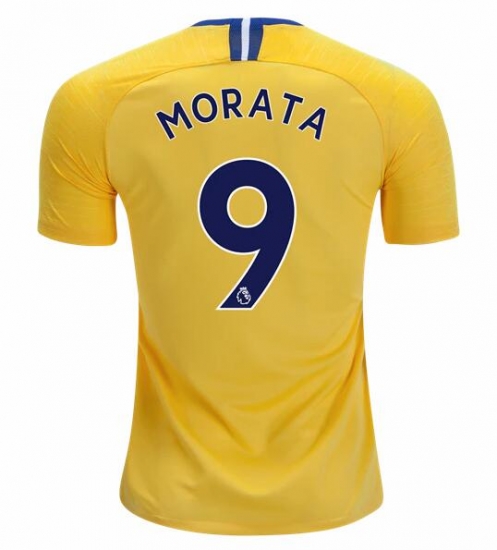 Chelsea 2018/19 Away Alvaro Morata 9 Shirt Soccer Jersey - Click Image to Close