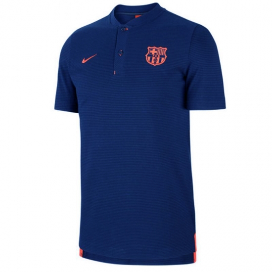 Barcelona 2018/19 Blue Polo Shirt - Click Image to Close