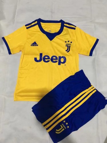Juventus 2017/18 Away Kids Kit Children Shirt And Shorts