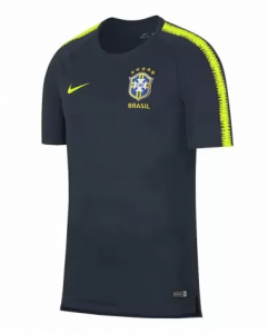 Brazil 2018 World Cup Black Training Jersey Shirt