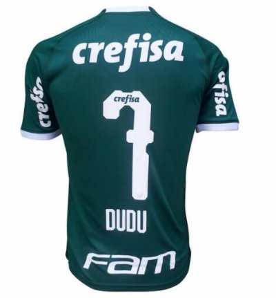 Palmeiras 2018/19 Home #7 DUDU Shirt Soccer Jersey