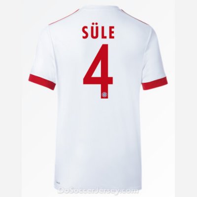 Bayern Munich 2017/18 UCL Süle #4 Shirt Soccer Jersey