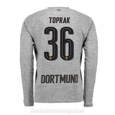 Borussia Dortmund 2017/18 Third Toprak #36 Long Sleeve Soccer Shirt