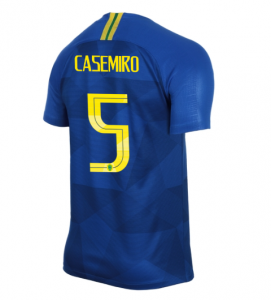 Brazil 2018 World Cup Away Casemiro Shirt Soccer Jersey