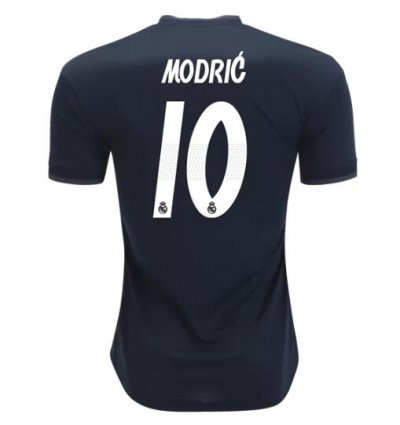 Luka Modric Real Madrid 2018/19 Away Black Shirt Soccer Jersey