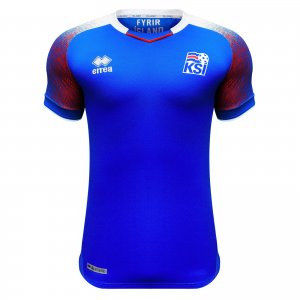 Iceland 2018 FIFA World Cup Home Shirt Soccer Jersey Blue