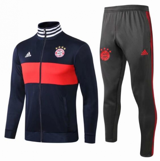 Bayern Munich 2018/19 Royal Blue Training Suit (Jacket+Trouser) - Click Image to Close