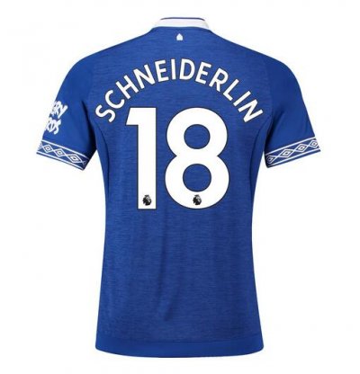 Everton 2018/19 Schneiderlin 18 Home Shirt Soccer Jersey