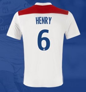 Olympique Lyonnais 2018/19 HENRY 6 Home Shirt Soccer Jersey