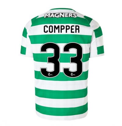 Celtic 2018/19 Home Compper 33 Shirt Soccer Jersey