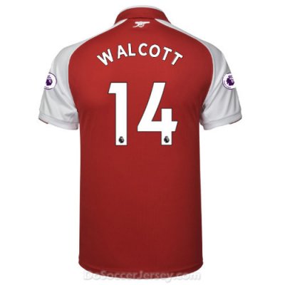 Arsenal 2017/18 Home WALCOTT #14 Shirt Soccer Jersey