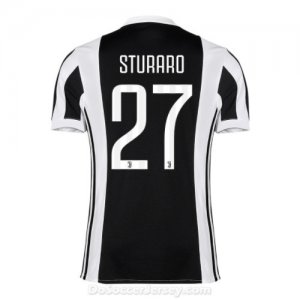 Juventus 2017/18 Home STURARO #27 Shirt Soccer Jersey