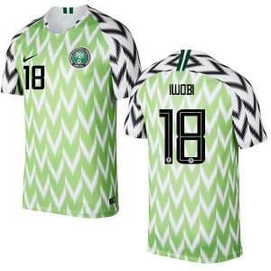 Nigeria Fifa World Cup 2018 Home Alex Iwobi 18 Shirt Soccer Jersey