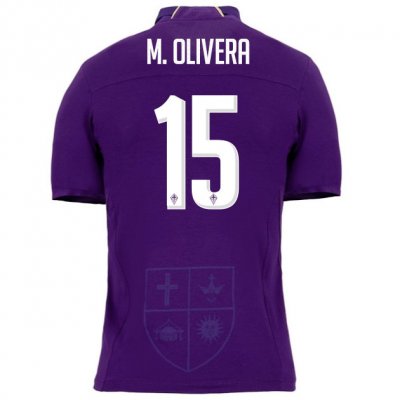 Fiorentina 2018/19 OLIVERA 15 Home Shirt Soccer Jersey
