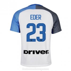 Inter Milan 2017/18 Away EDER #23 Shirt Soccer Jersey
