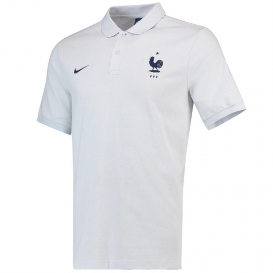 France 2018 World Cup White Polo Shirt - Click Image to Close