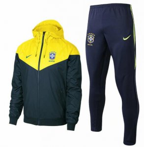 Brazil 2018/19 Yellow Training Suit (Windrunner Jacket+Trouser)