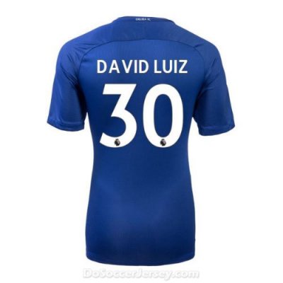 Chelsea 2017/18 Home DAVID LUIZ #30 Shirt Soccer Jersey